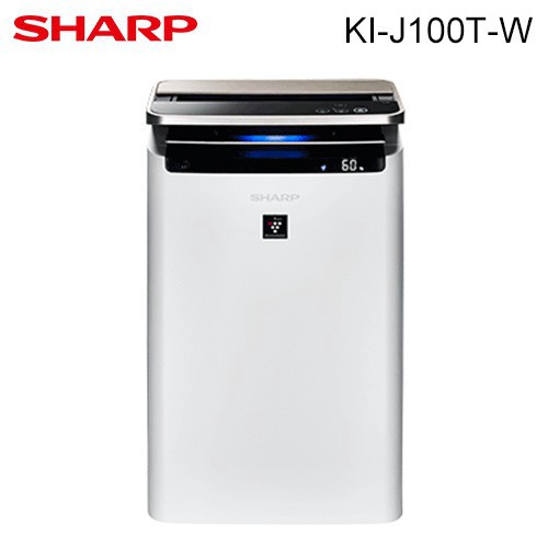SHARP 夏普 KI-J100T-W 空氣清淨機 23坪 自動除菌離子 日本製 廠商直送