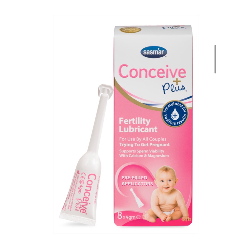 法國CONCEIVE PLUS® 助孕潤滑劑 (8 支獨立包裝導入裝，每支 4ML)