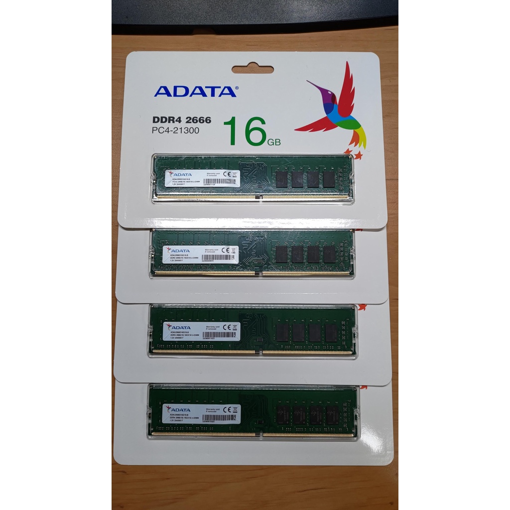 威剛 ADATA DDR4 2666 16G 16GB 桌上型 雙面 1.2V 記憶體 原廠終身保固(非 金士頓 創見