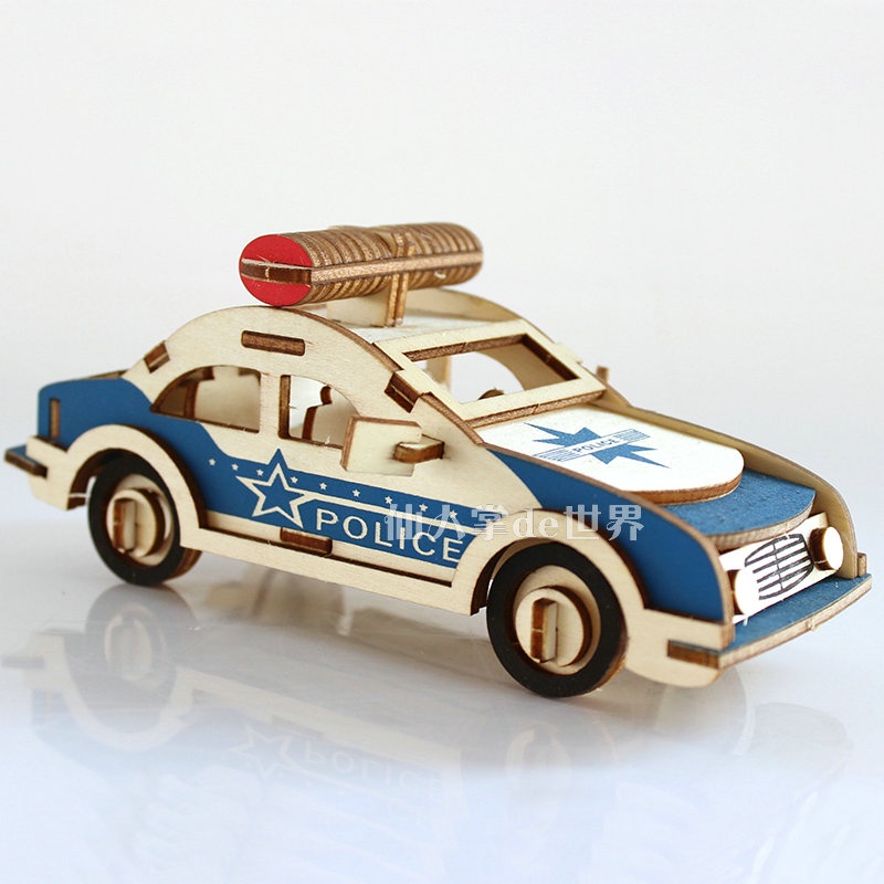 🔥低價免運🔥拼裝玩具#六一兒童節禮物小孩子動腦筋的木頭汽車玩具男孩拼圖拼裝木制模型
