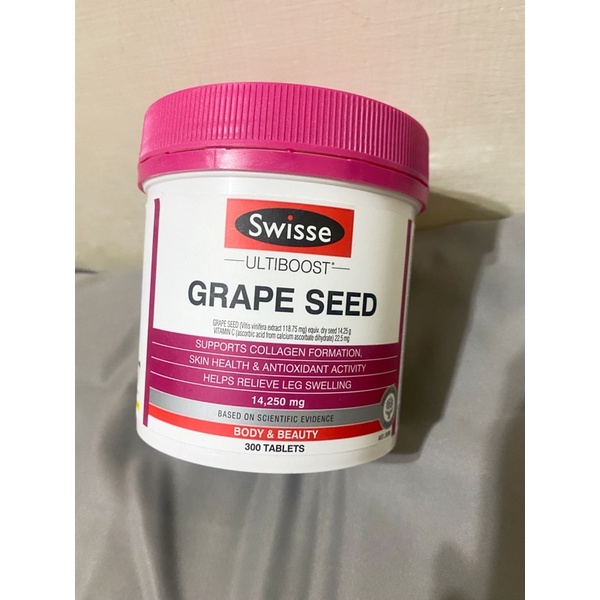 澳洲Swisse Ultiboost 葡萄籽 GRAPE SERD 14,259mg 300粒