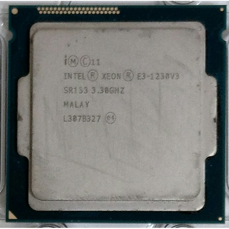 Intel 四代 Xeon E3-1230 1231 V3 CPU (1150 腳位，效能接近 i7-4770) 附風扇