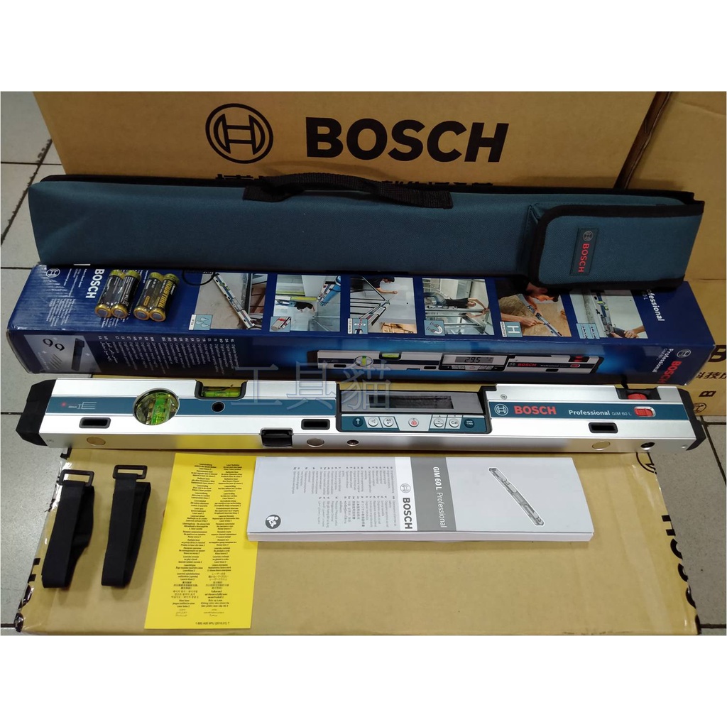 [工具喵]Bosch GIM 60 L 電子數位水平尺