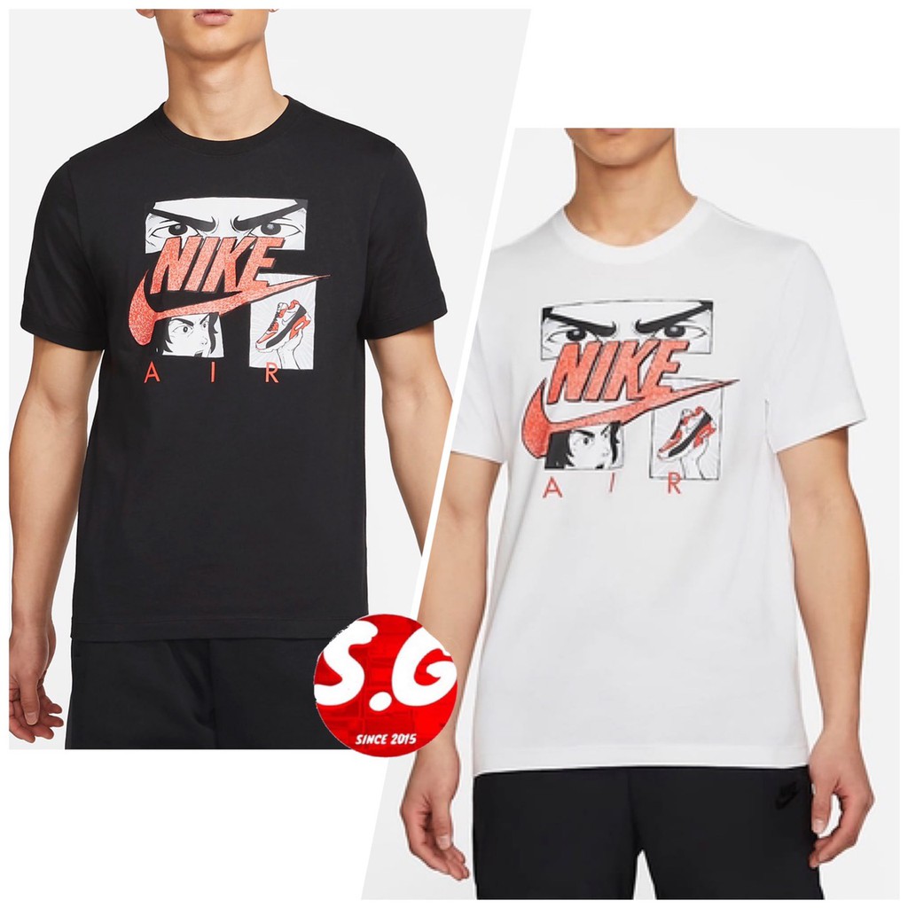 S.G NIKE SPORTSWEAR 短袖 漫畫 運動鞋 短T T恤 男款 DB6152-010 DB6152-100