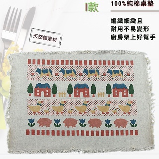 【自然屋精品】棉餐墊 (台灣現貨) 印度進口餐布 桌墊 餐墊 棉麻餐巾 廚房架上好幫手 泡茶墊 網拍裝飾 佈置 自然風