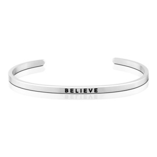 MANTRABAND 美國悄悄話 BELIEVE 心想 事成 銀手環