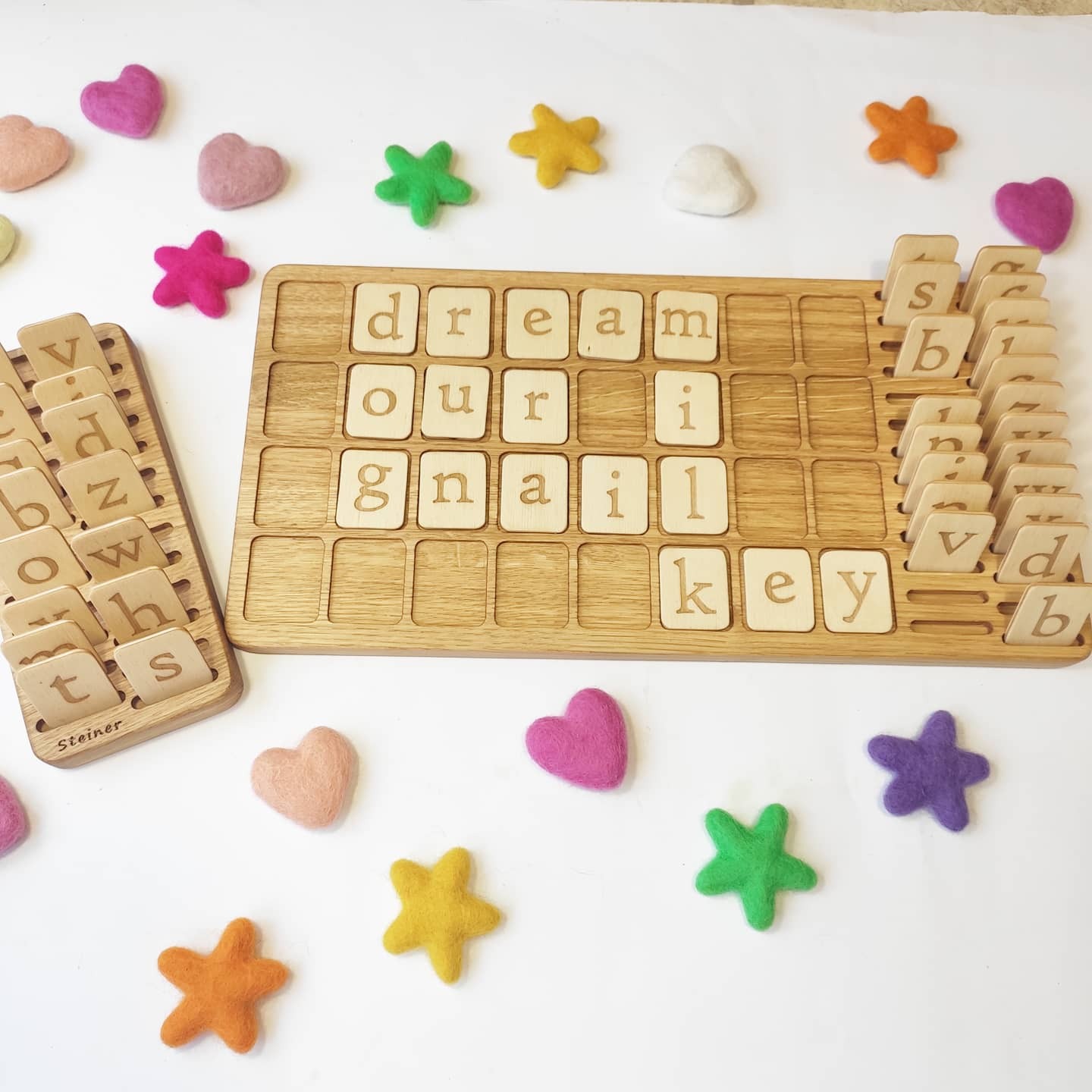 Threewood Alphabet Board Game 英語小寫字母 單字組 蝦皮購物