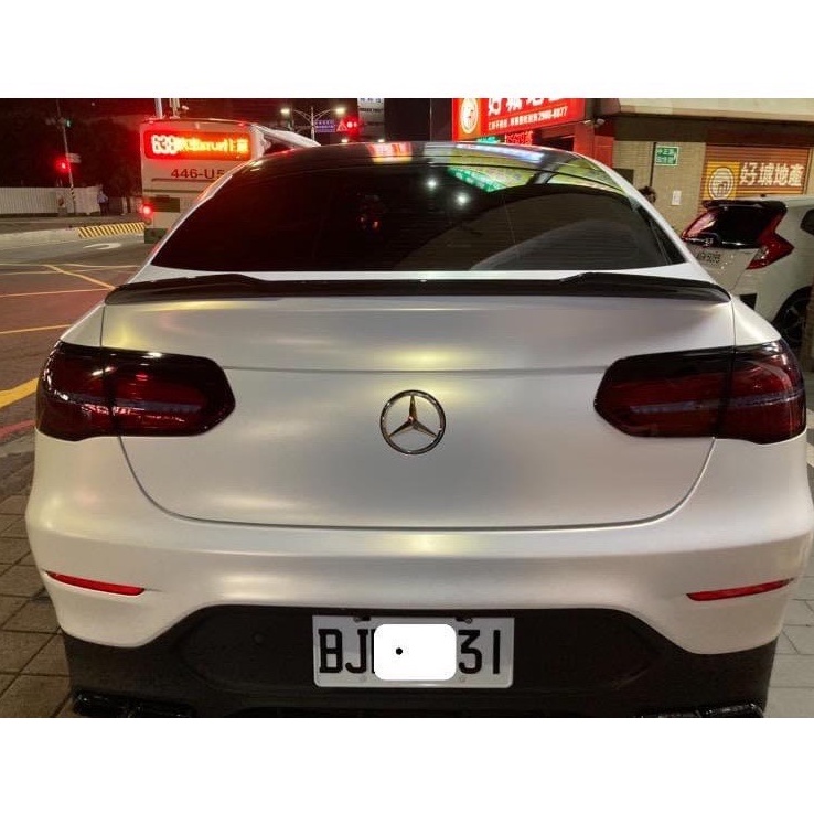 賓士 Benz W253 X款碳纖維尾翼GLC250碳纖鴨尾 GLC300碳纖尾翼 GLC43後尾翼