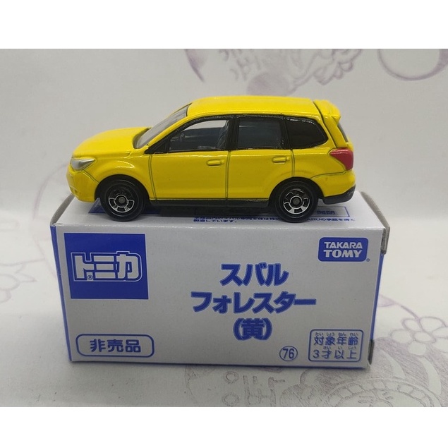 (現貨) 非賣品 Tomica 76 Subaru forester 黃