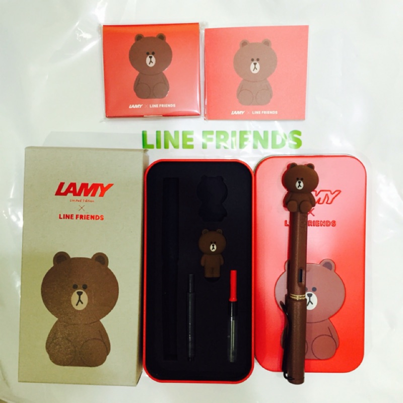 最佳耶誕禮 LAMY X Line Friends 熊大鋼筆(送墨水匣)