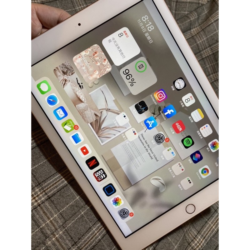 Apple 二手iPad 2018 第六代 9.7吋 WiFi版玫瑰金 32g