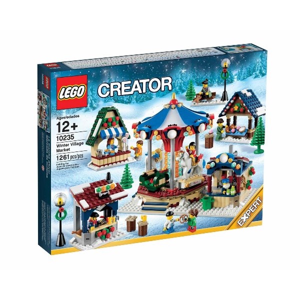 樂高 LEGO 10235 全新品 冬季系列 Winter Village Market 冬季市場 旋轉木馬 蝴蝶餅