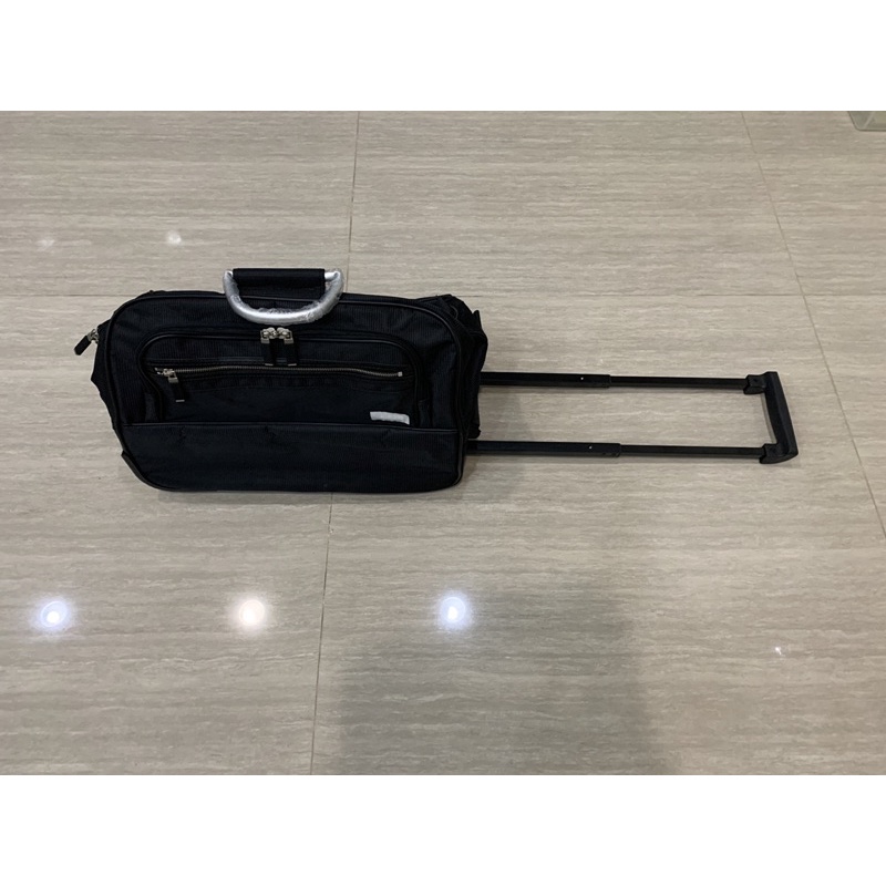 BMW 高質感精品 拉桿滾輪式行李袋/登機箱/旅行袋/ BMW手提拉桿滑輪旅行袋