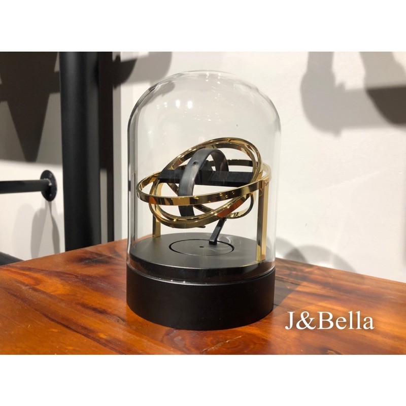 Oreo LaLa 🐈現貨 J&amp;Bella陀螺儀手錶上鍊器 手錶盒 錶盒 搖錶器 展示盒 收納盒 儲藏盒 收藏盒