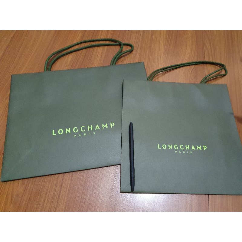 LONGCHAMP 名牌精品專櫃 真品 正品 紙袋 手提袋 購物袋