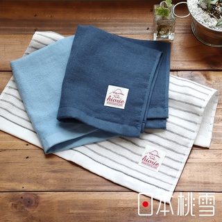 【日本桃雪】大人風紗布方巾-共2色 (34×34cm)