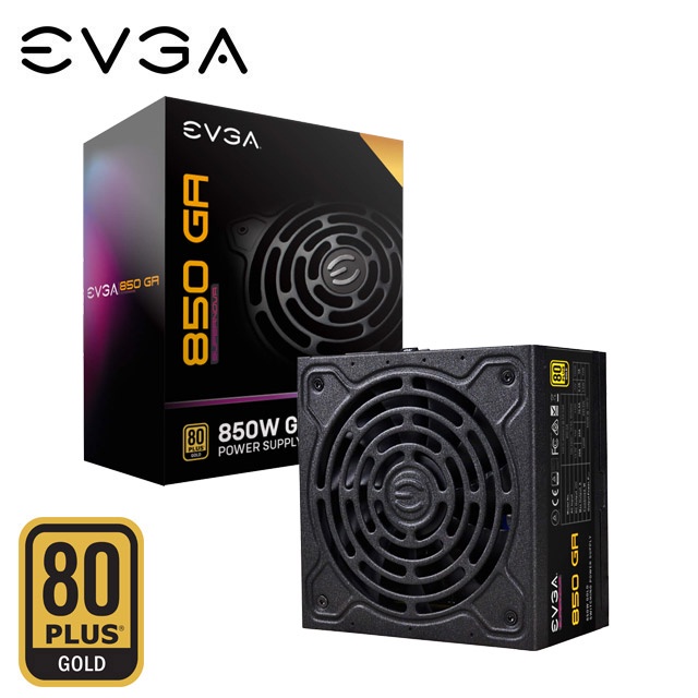 最後現貨🔥EVGA 艾維克【850GA 850W】金牌 全模組化｜全日系電容｜電源供應器｜全新現貨｜電腦硬體