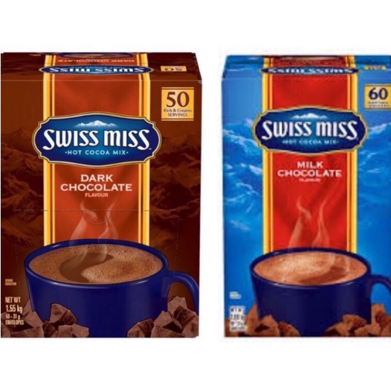 Combo - Swiss Miss Hot Cocoa Mix - Dark and Milk Chocolate