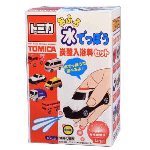 現貨 日本Tomica 洗澡緊急急救車浴球水槍玩具,有6種*2=共12個碳酸浴劑
