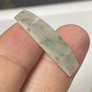 採禪水晶翡翠客製化手作坊-天然翡翠A貨- A462-小手牌-28.5x5x5.8mm /緬甸翡翠/DIY串珠材料/