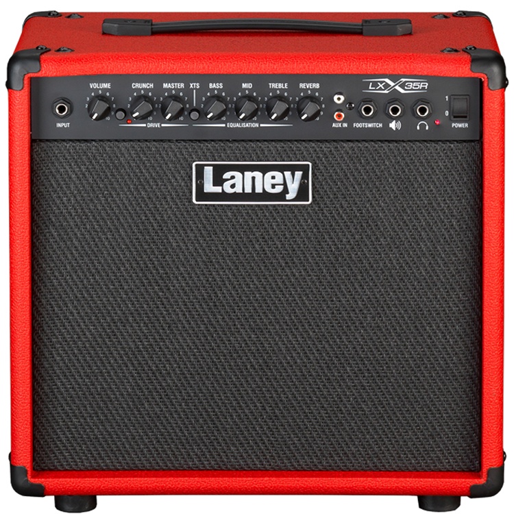 LANEY LX35R RD 紅色電吉他音箱/具備Reverb效果 (35W）