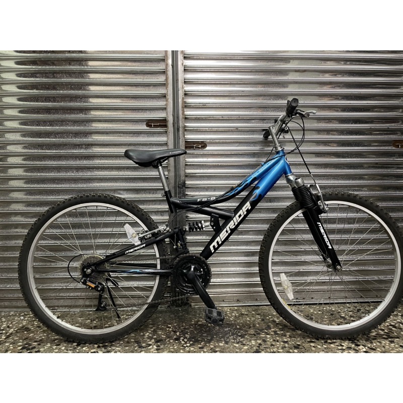 【 專業二手腳踏車買賣 】MERIDA Fs-81 城市自行車 26吋18段變速腳踏車 美利達避震車中古變速腳踏車