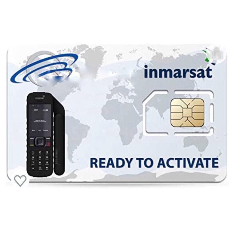 Inmarsat Isatphone 衛星電話充值卡/儲值卡/SIM卡(預付型或月租型均可使用)