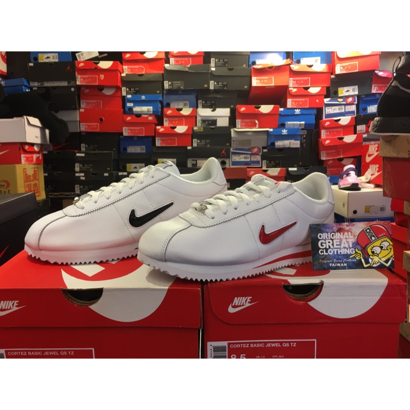 最後ㄧ雙9 27.5 出清NIKE CORTEZ BASIC JEWEL QS TZ 小勾阿甘 938343-100