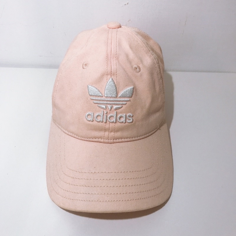 Adidas 粉色老帽