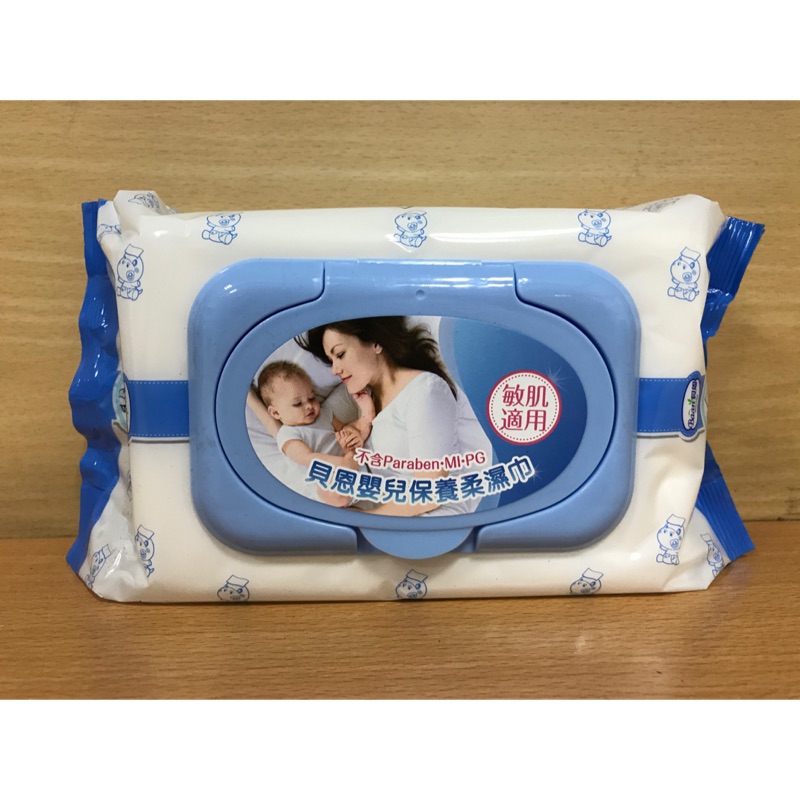 ♦️十倍蝦幣回饋♦️ 德國 Baan 貝恩 全新配方 嬰兒保養 柔濕巾/80抽(3包x8串)箱購