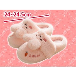 【日本連線】日本 景品 室內鞋 拖鞋 保暖 可愛 鞋子 兔子 兔兔 小白兔 粉紅兔