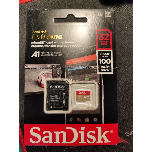 SanDisk A1 V30 microSD高速記憶卡32G