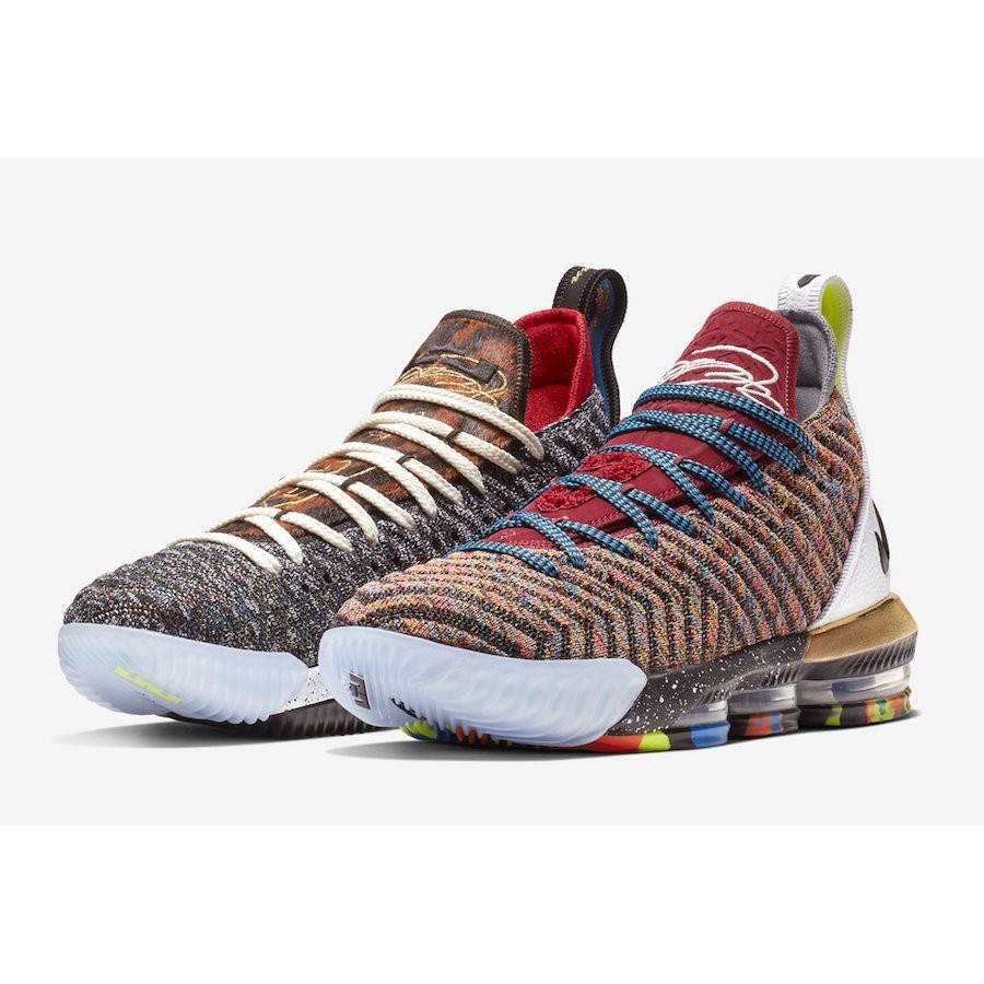 NIKE LeBron 16 1 Thru 5 What The BQ6580-900 鴛鴦 US 11