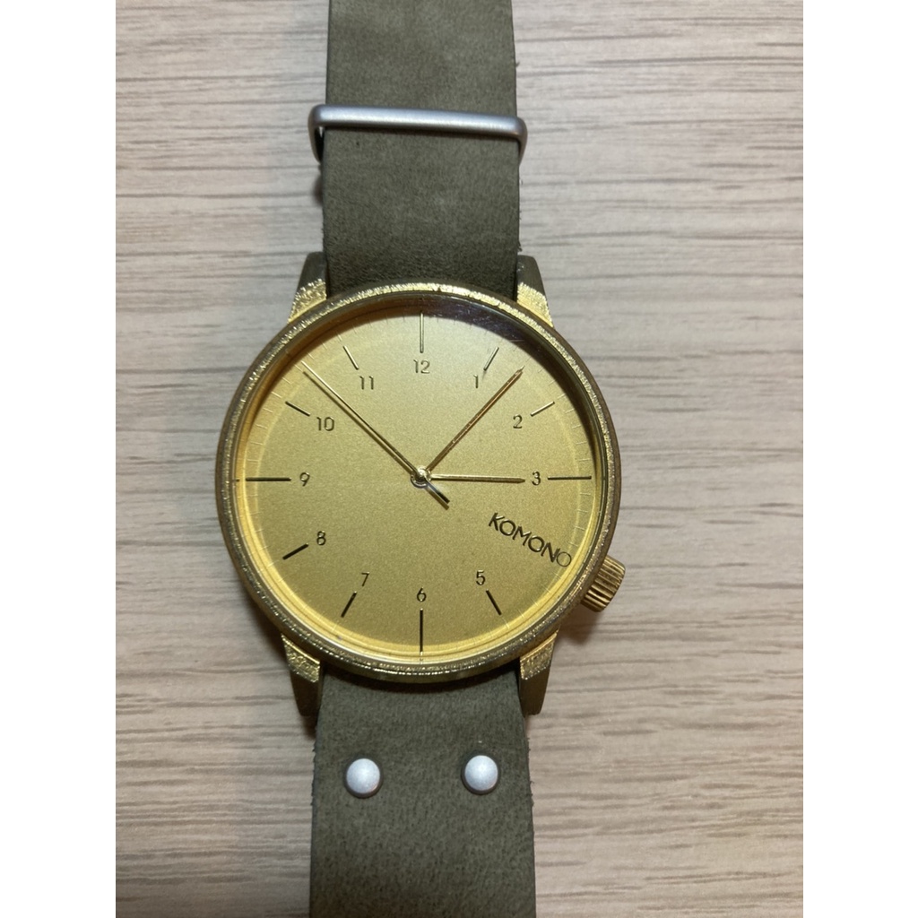 Komono 比利時 黃銅手錶