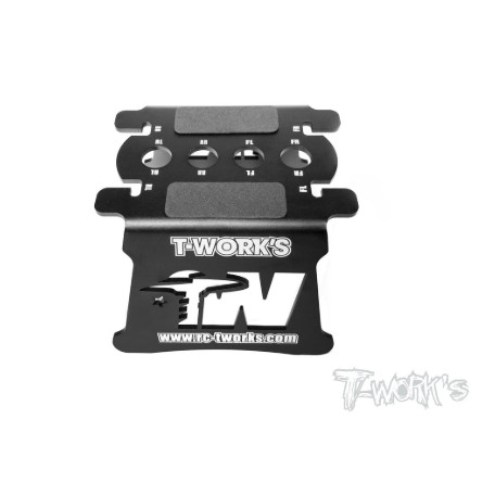 上手遙控模型 T-WORK'S TT-017-L越野車支架 置車臺 維修臺適用於1/10越野車和1/8越野車150mm