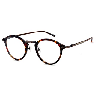 光學眼鏡 知名眼鏡行 (回饋價) - TR90超彈性樹脂 文青復古玳瑁 15233高品質光學鏡框 (複合材質/全框)