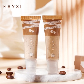 💦HEYXI韓媛熙咖啡唇部磨砂膏 提亮膚色去角質去死皮 淡化唇紋 保濕護理唇膏15g