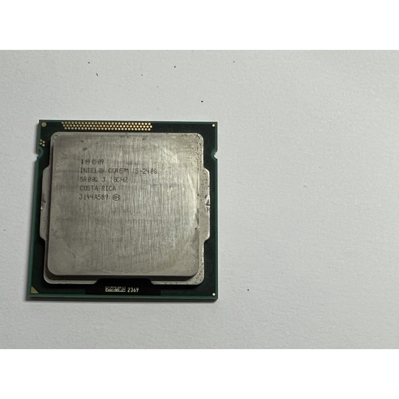 電腦雜貨店～1155腳位 i5-2400 3.1GHz  四核心 二手良品 $110