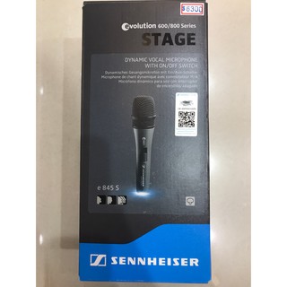 三一樂器 Sennheiser E845S 洞圈式 有開關 麥克風