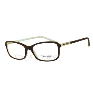 【LOOK路克眼鏡】 Tiffany & Co. 光學眼鏡 琥珀 藍 字母方塊 TF2075 8134