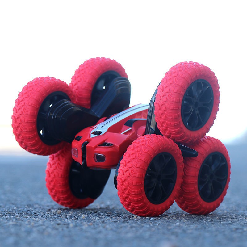 四驅車/兒童玩具車遙控特技翻斗車可充電玩具男孩360度雙面翻滾賽車越野四驅雙馬達