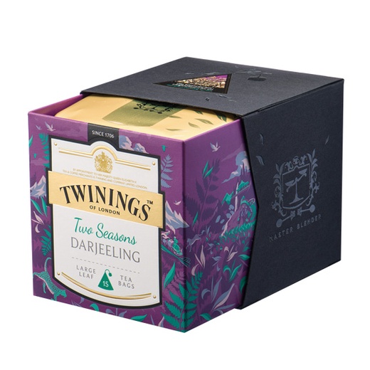 英國Twinings唐寧茶 鉑金系列大吉嶺莊園雙芬茶 2.5公克x15包