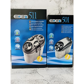 ⭐️魚寶妹水族⭐️免運快速出貨 伊登 EDEN 迷你圓桶過濾器 外接圓桶 過濾器 501型 511型