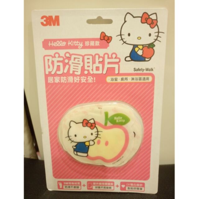 3M 防滑貼片 hello kitty珍藏版 1組8片 水果版