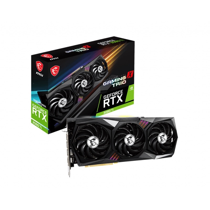 全新現貨 微星 GeForce RTX™ 3080 Ti GAMING X TRIO 12G 顯示卡