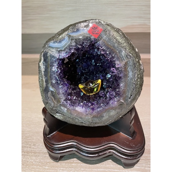 【超商免運】烏拉圭 原皮 紫晶洞 圓洞 2.3公斤