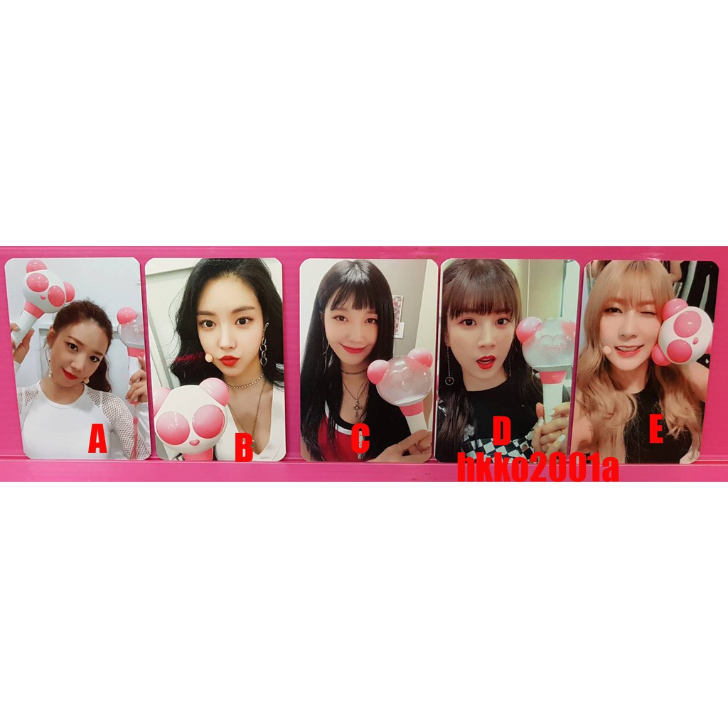 APINK [ Pink Panda 官方小卡(分售) ] ★hkko2001a★熊貓Light Stick Ver.2