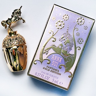 【超激敗】ANNA SUI 安娜蘇 童話金色獨角獸 女性淡香水 50ML TESTER 噴式 5ML 小香 沾式