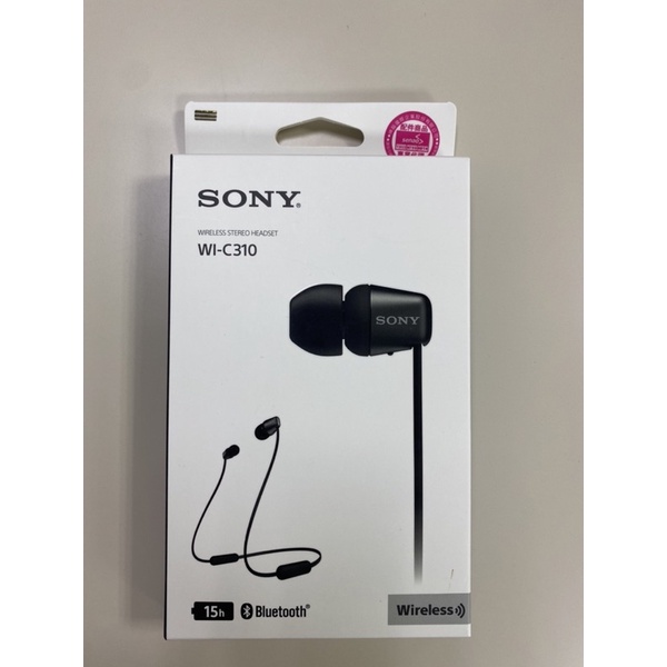 Sony WI-C310 無線入耳式耳機WI-C310 台灣公司貨