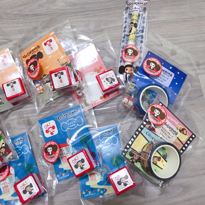 ［鵝鵝商店］大耳查布 大耳猴 CHEBURASHKA 文具 印章 大創 DAISO